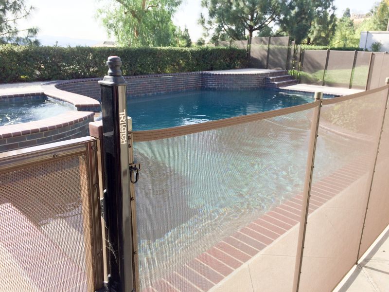 Safety Pool Fence Installation