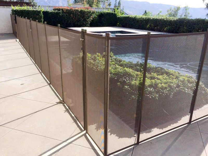 Safety Pool Fence Installation